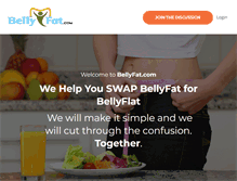 Tablet Screenshot of bellyfat.com